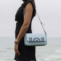 Bolso Baguette N 8 Celeste