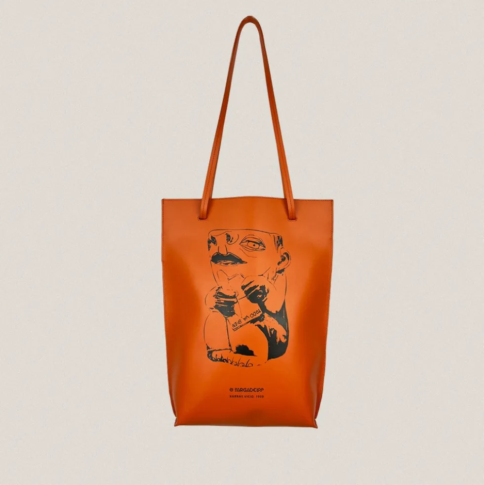 Bolso Tote Vicios Naranja