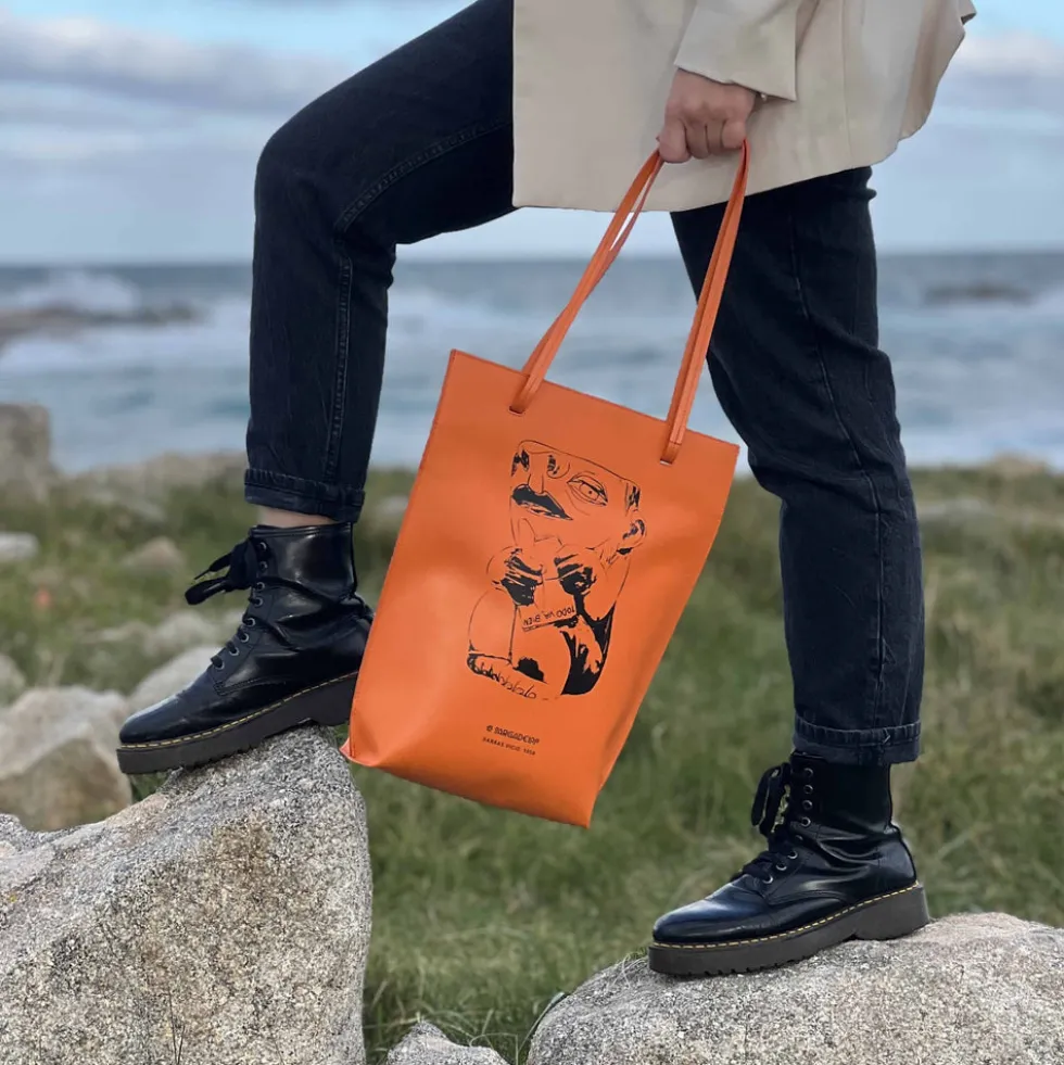 Bolso Tote Vicios Naranja