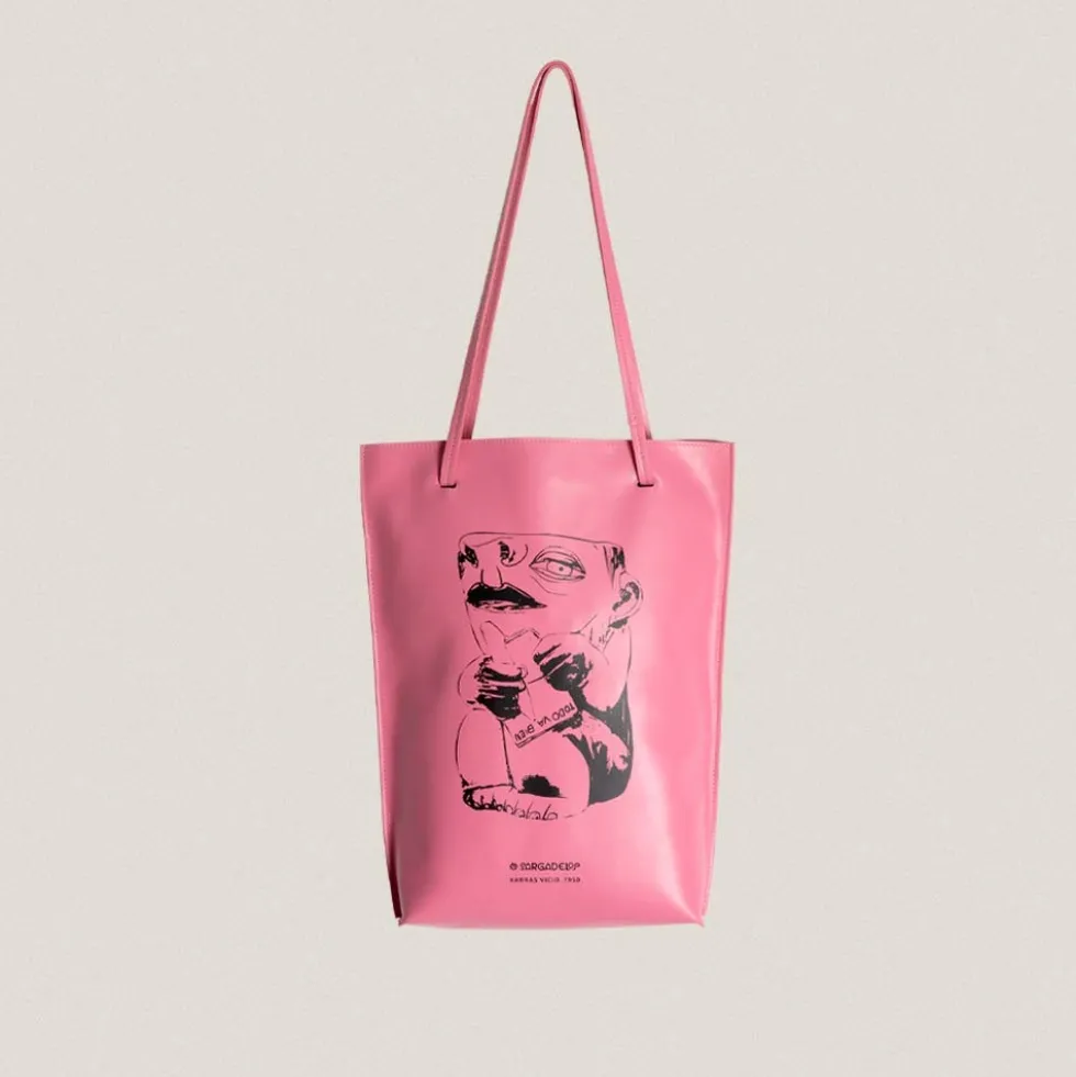 Bolso Tote Vicios Rosa