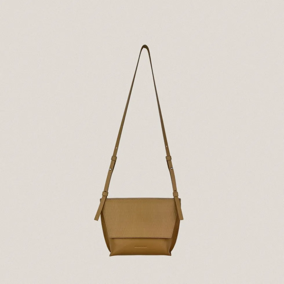 Bolso Trapecio S Grandínico Tierra