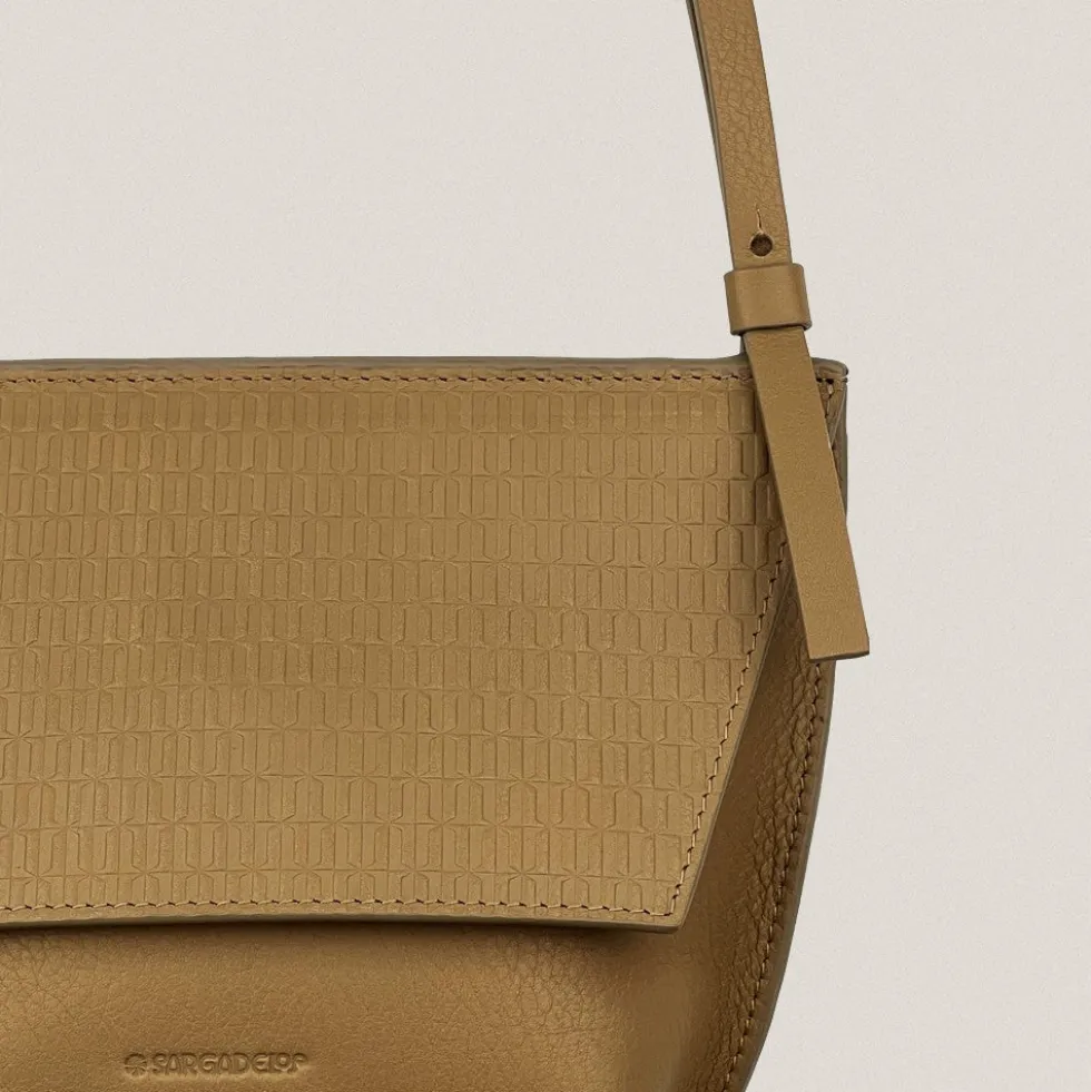 Bolso Trapecio S Grandínico Tierra