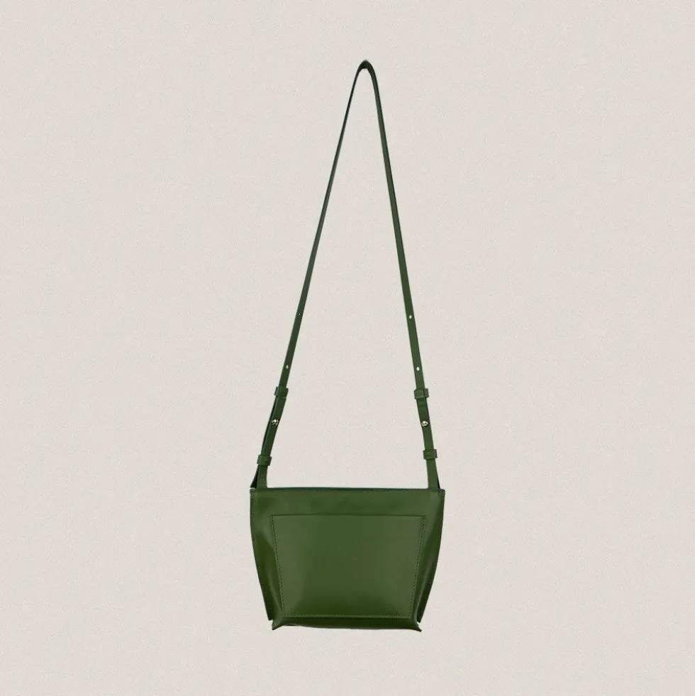 Bolso Trapecio S Grandínico Verde