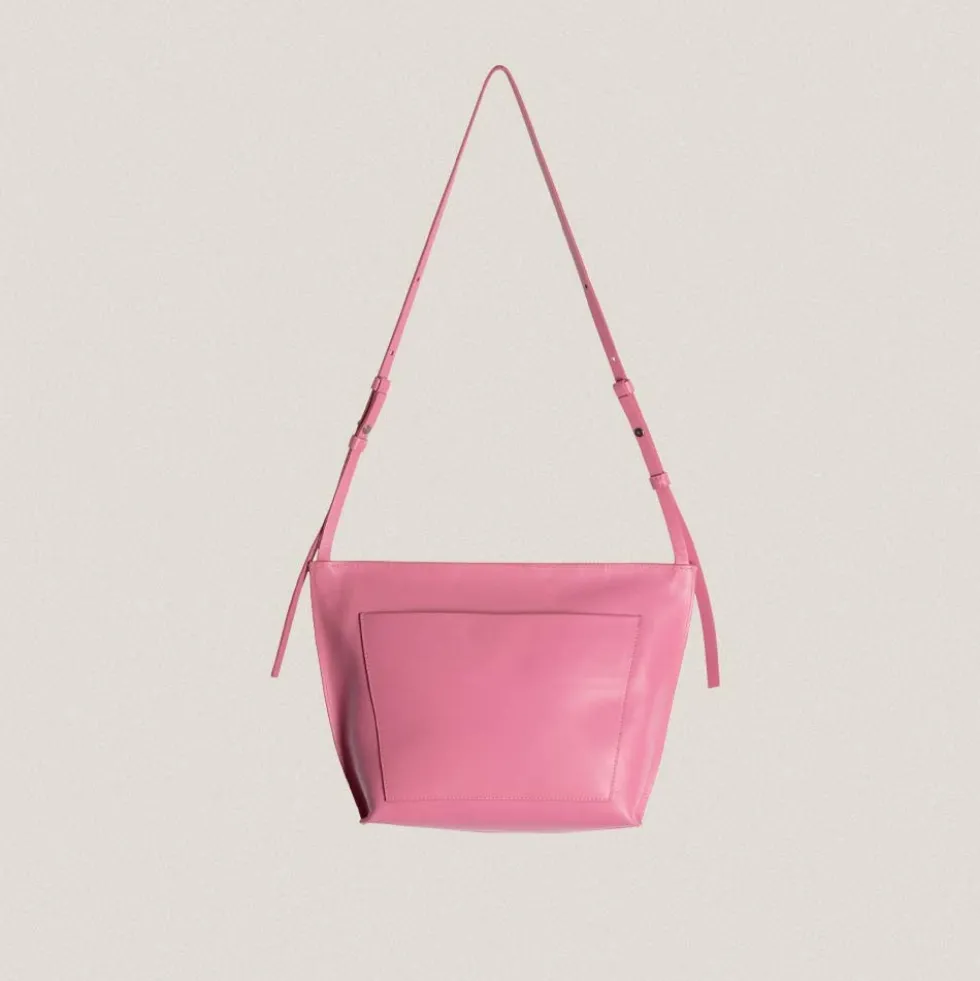 Bolso Trapezio M Granadínico Rosa