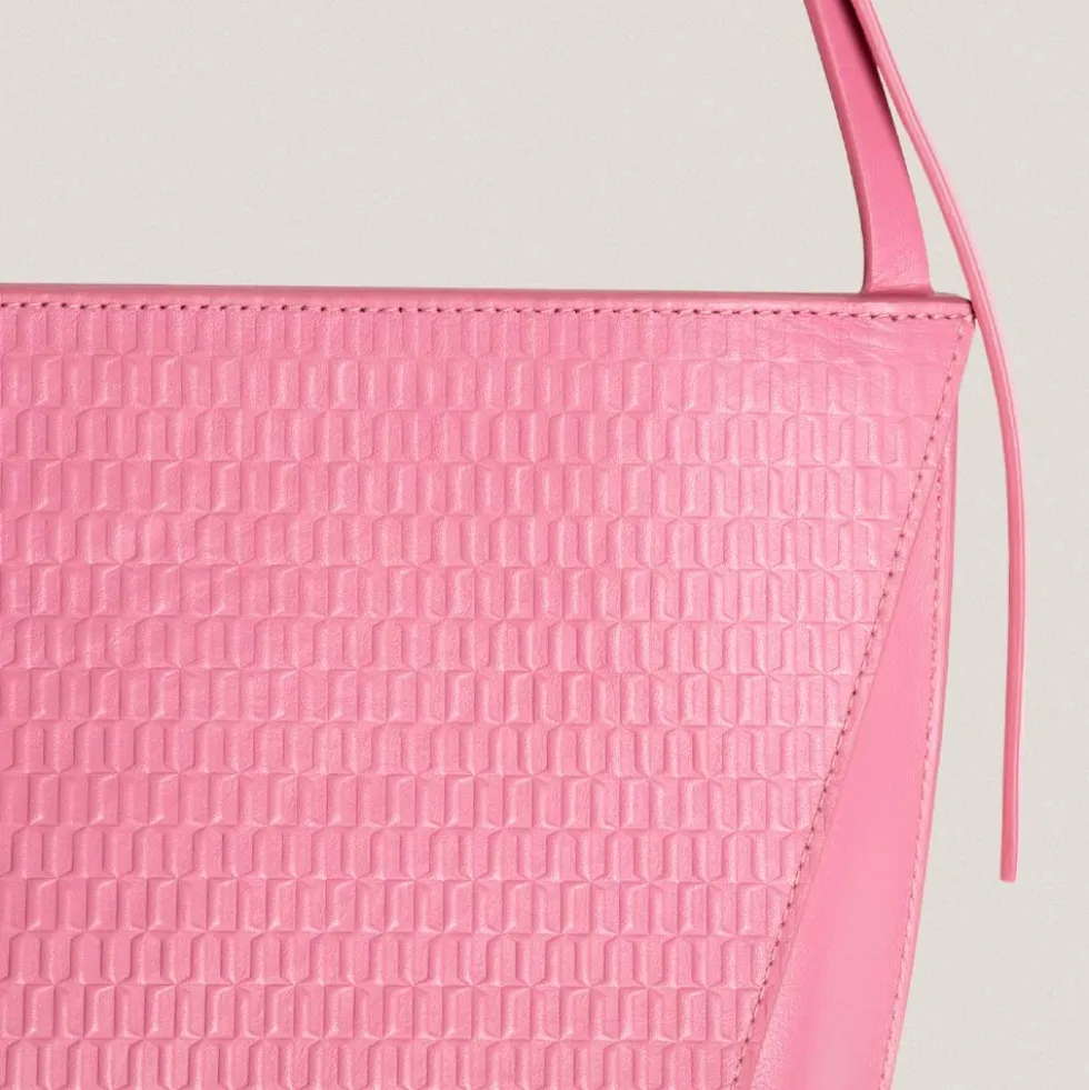 Bolso Trapezio M Granadínico Rosa