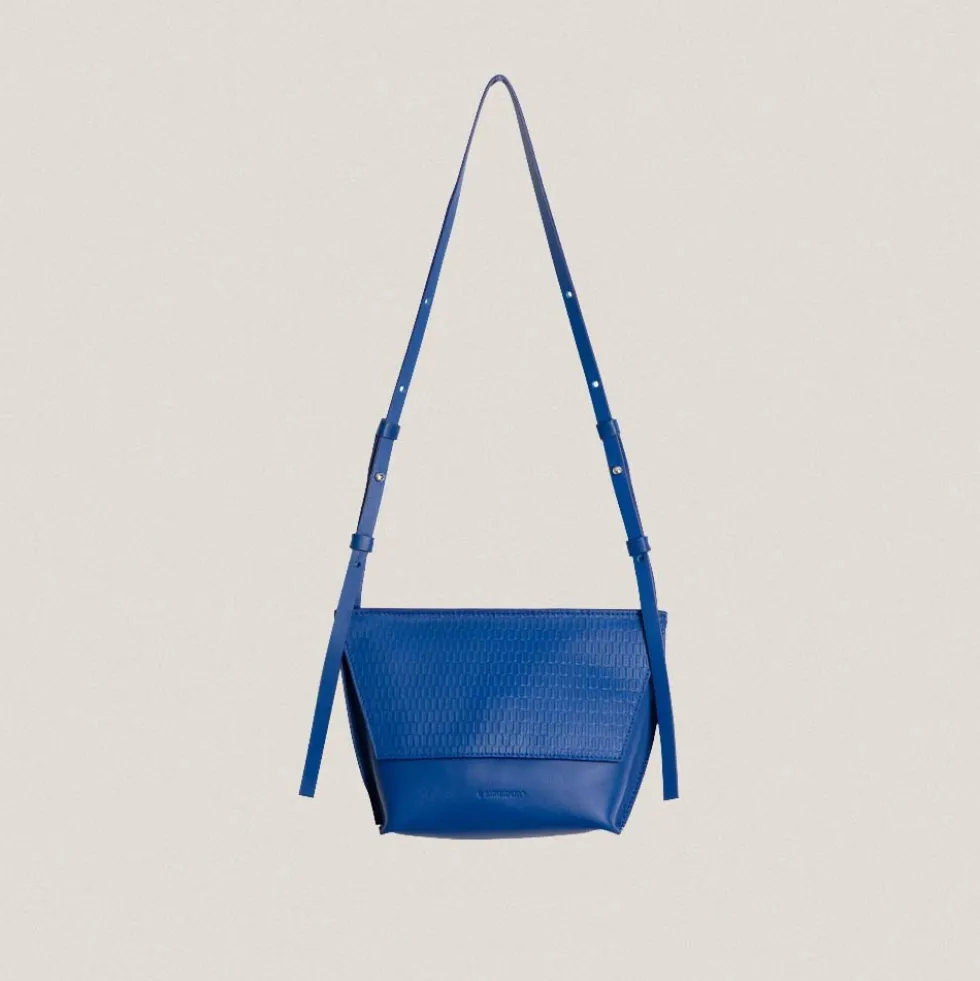 Bolso Trapezio S Granadínico Azul