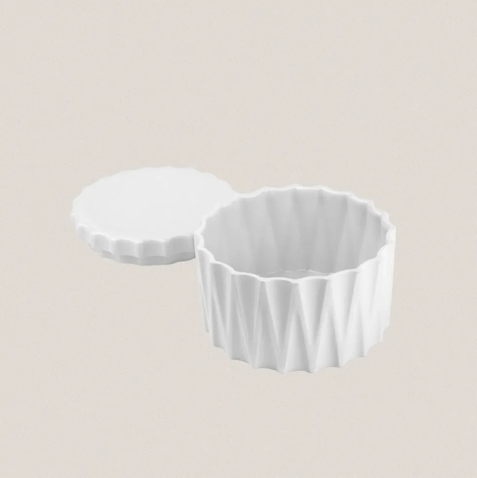 Caja Redonda Fol Blanco