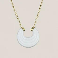 Colgante Arracada Blanco M