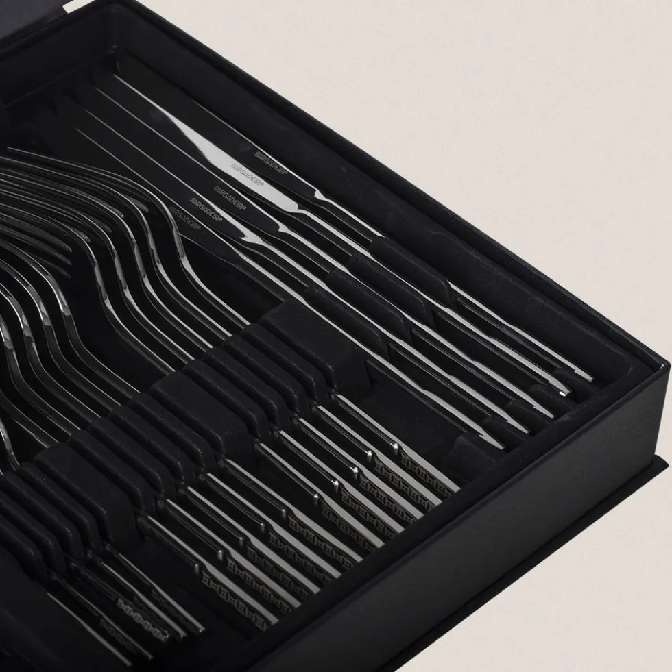 Cubertería Monférico Acero Inox 24 piezas
