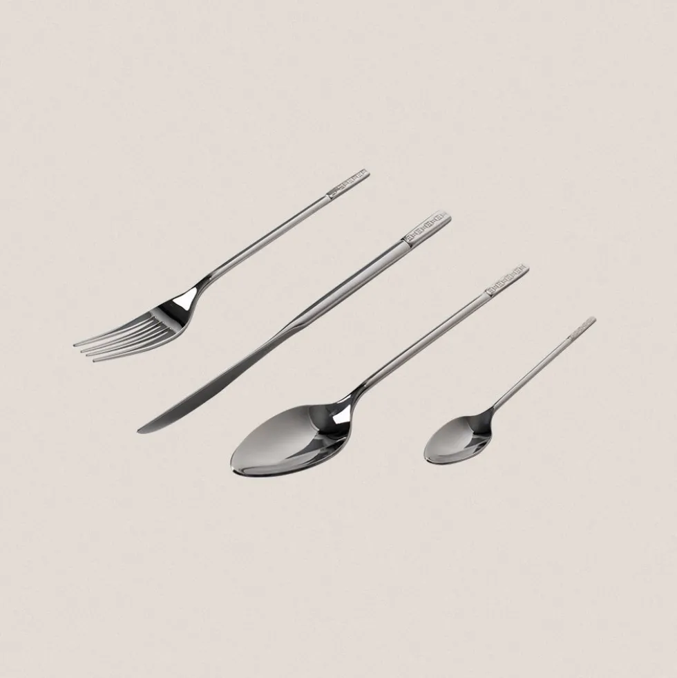 Cubertería Monférico Acero Inox 24 piezas