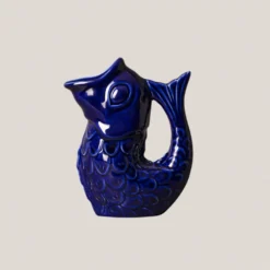 Jarra Peixe Azul Cobalto