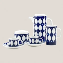 Juego Café 6 servicios F73 Azul