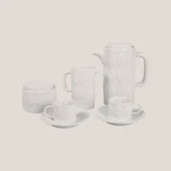 Juego Café 12 servicios F73 Blanco