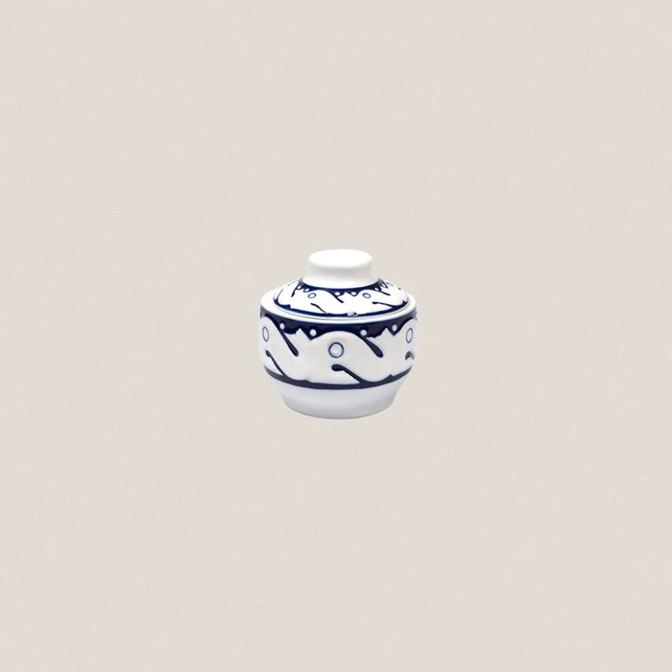 Juego Café 6 servicios Peixes Azul