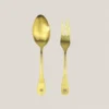 Juego de Cubiertos de Servir Trisquel Oro Mate