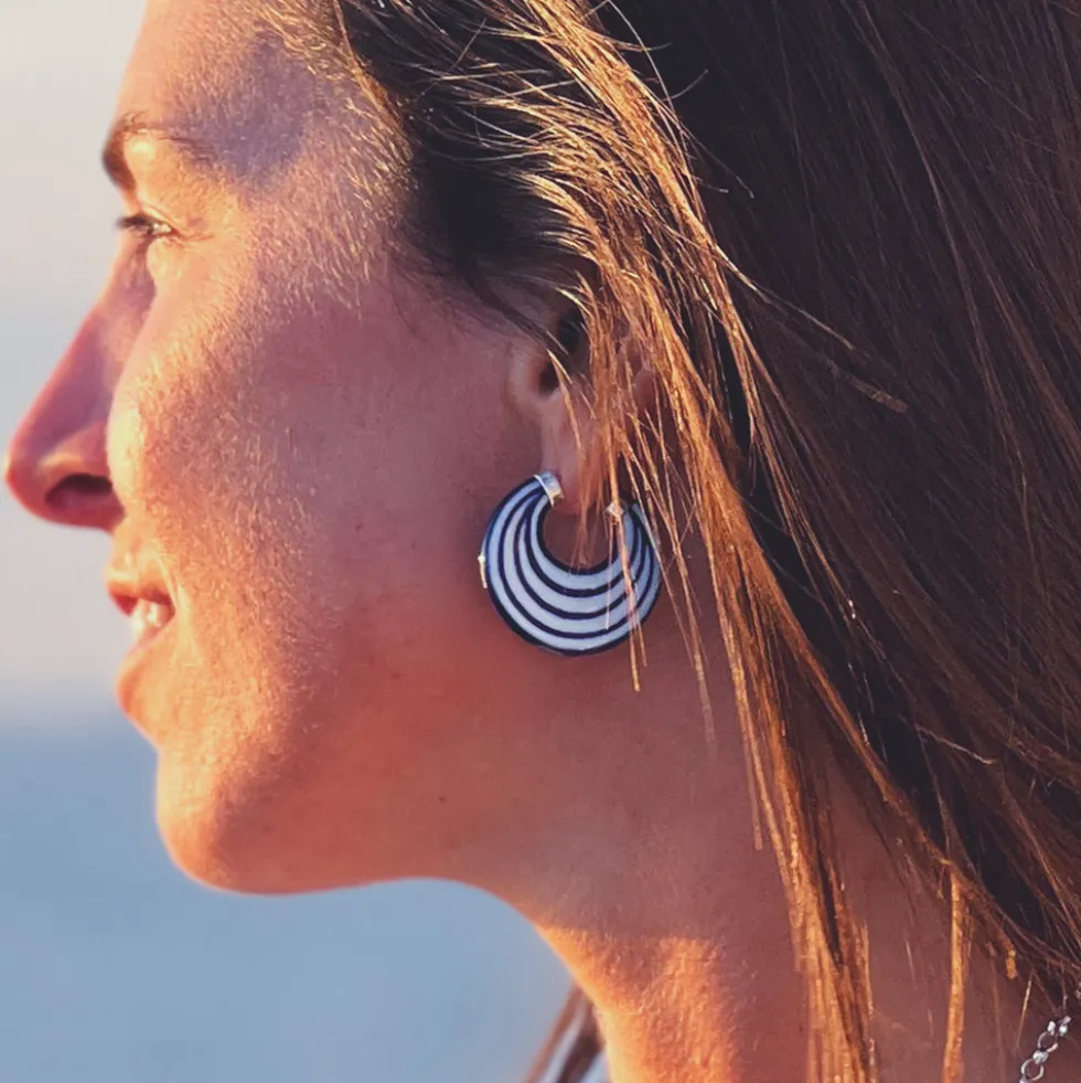 Juego de Pendientes Arracada Azul