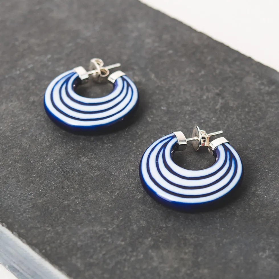 Juego de Pendientes Arracada Azul