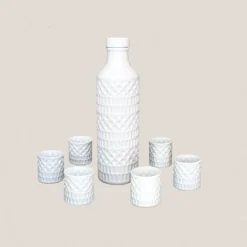 Juego Licor 6 servicios Portomarínico Blanco