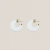 Juego Pendientes Arracada Blanco