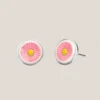 Juego Pendientes Fresa