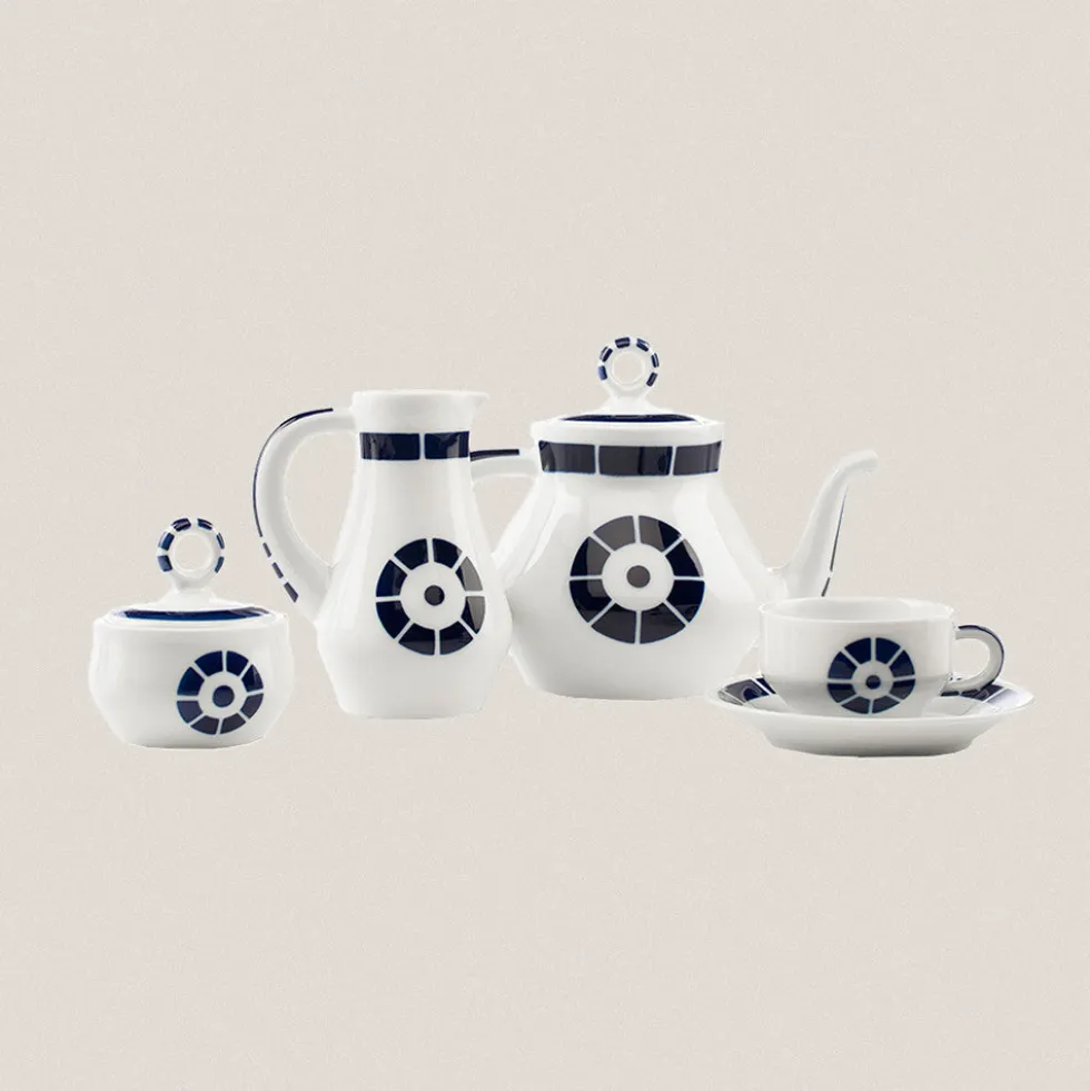 Juego Té 6 servicios Coroa