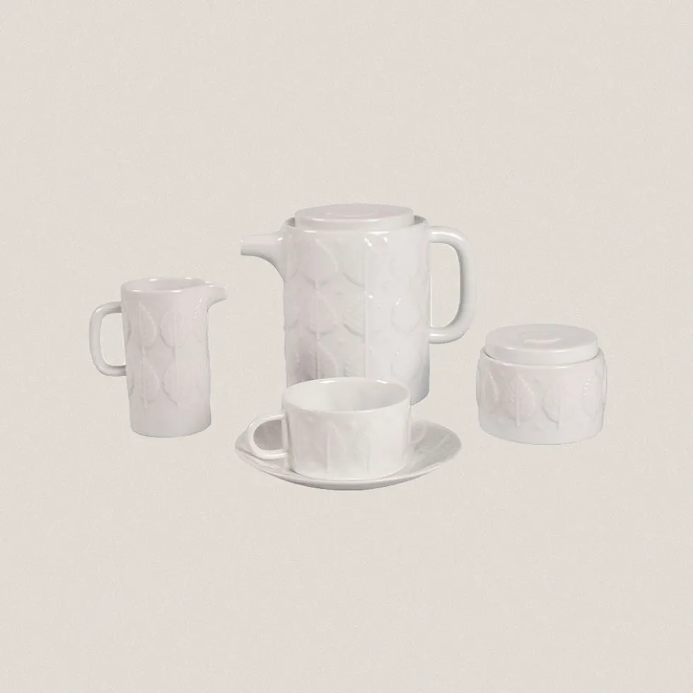 Juego Té 6 servicios F73 Blanco