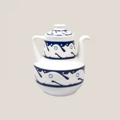 Juego Té 12 servicios Peixes Azul
