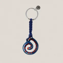 Llavero Espiral Azul