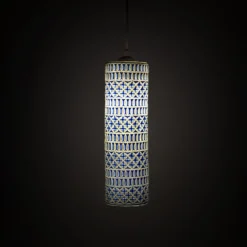 Lámpara Techo Portomarínico Azul D-9