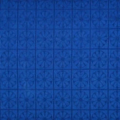 Mantel 12 servicios Flor Azul (180x350)