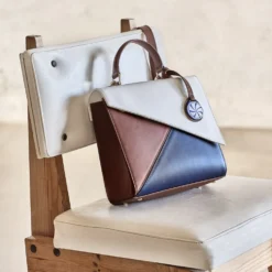 Mochila/Bandolera Geo Blanca