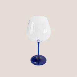 Pack 6 copas tallo azul cobalto