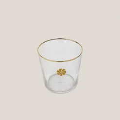 Pack 6 Vasos Filo Oro Trisquel Brillo
