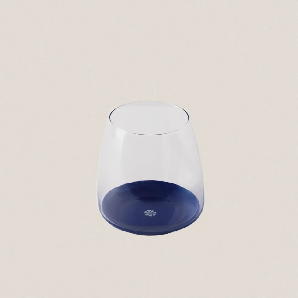 Pack 6 Vasos Fondo Azul
