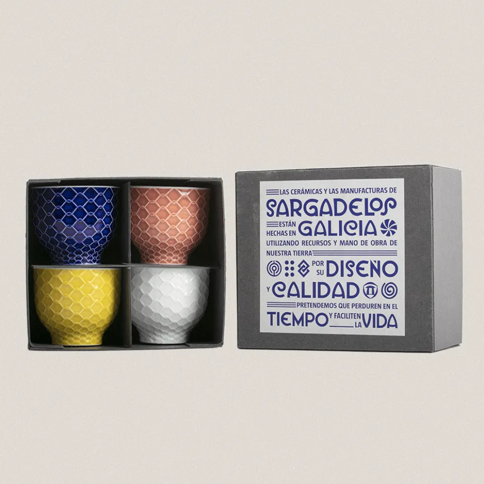 Pack 4 Vasos/Tazas Rede