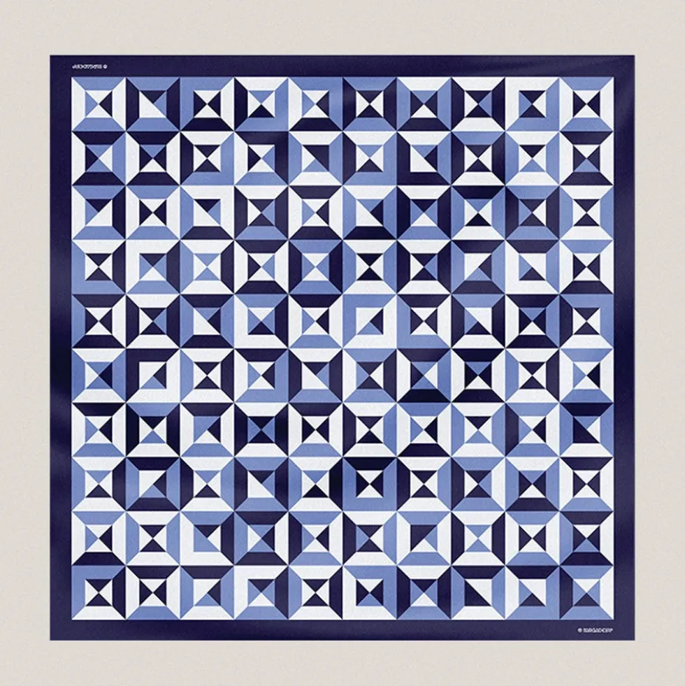 Pañuelo Monférico Celeste