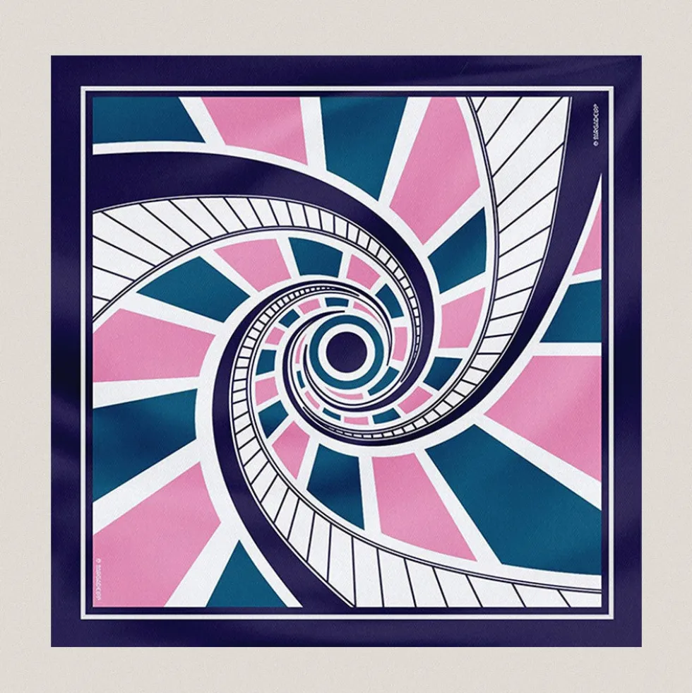 Pañuelo Triple Helicoidal Rosa