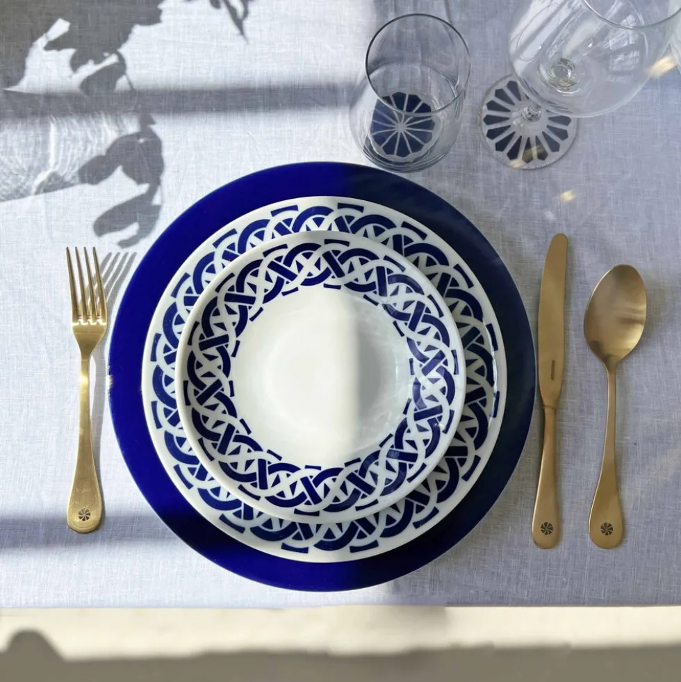 Plato Llano Gr Encadrelado