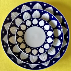 Plato Llano Gr. F73 Azul