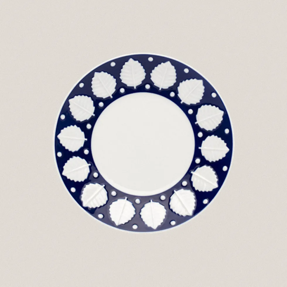 Plato Postre F73 Azul