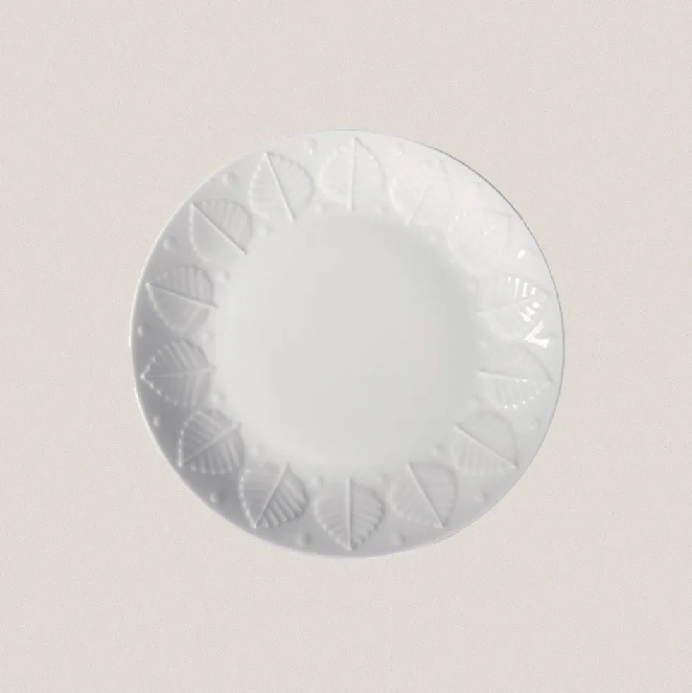 Plato Postre F 73 Blanco