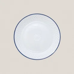 Plato Postre Portomarínico Filo Azul