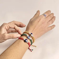 Pulsera Lanzada Cordón Verde