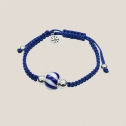 Pulsera Razo Cordón Azul