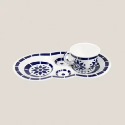 Taza con Bandeja Ros