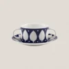 Taza Consomé con plato F73 Azul