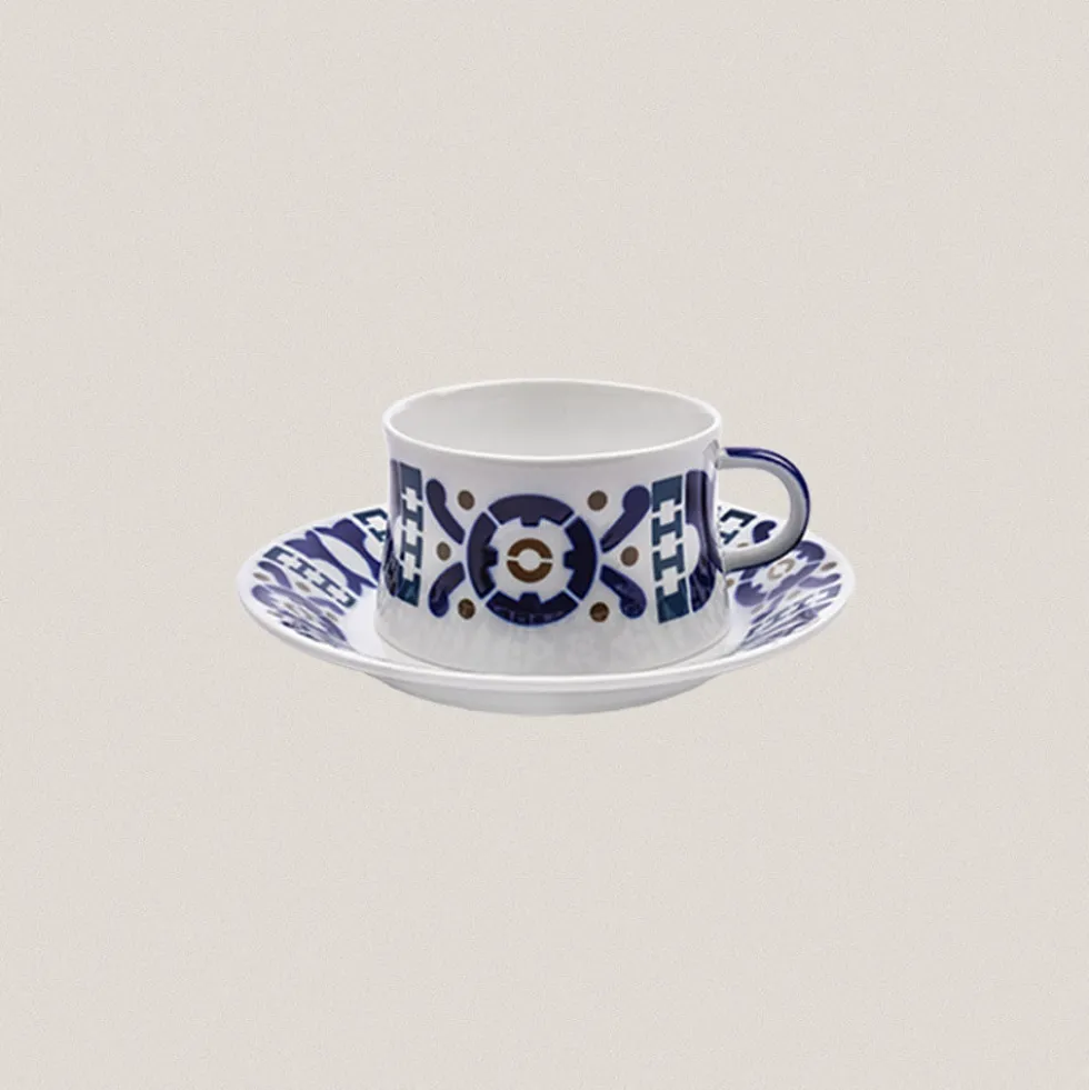Taza Desayuno con plato Burela