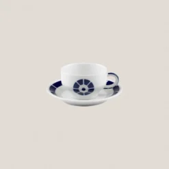 Taza Desayuno con plato Coroa