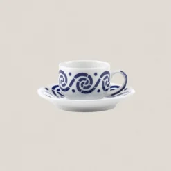 Taza Desayuno con plato Espiroide