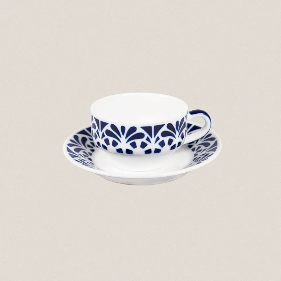 Taza Desayuno con plato Galerías 1